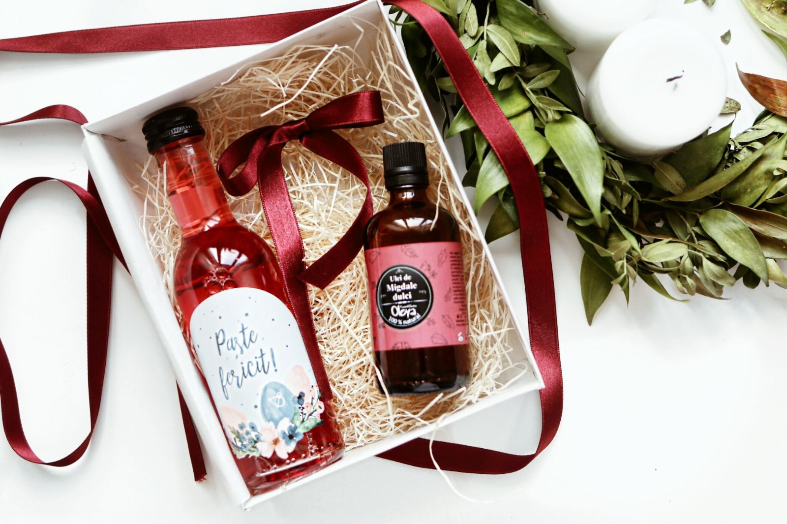 Pachet Cadou Paste Rose & Almonds, pachet cadou paste, cadou paste, vin cadou paste, cadou oline, vin personalizat, vin online, vin paste, cos paste, cadou femei, cadou pentru ea